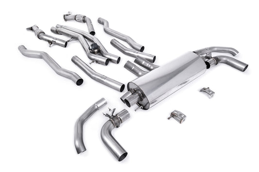 Audi SQ7/SQ8 V8 Pre LCI - Non Resonated (Loudest) OPF/GPF Back Exhaust System - Fits to OE Tailpipes