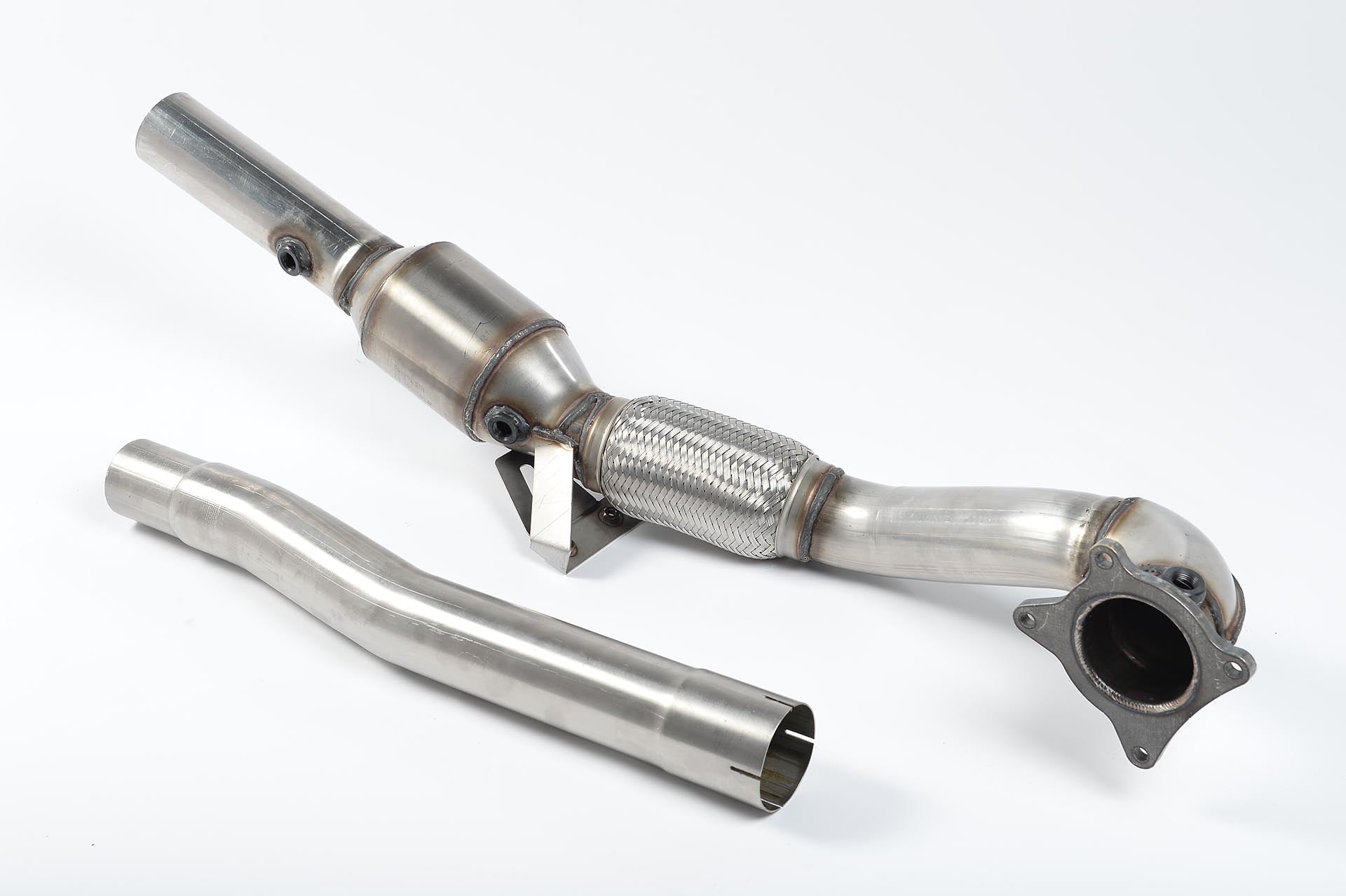 Milltek Exhaust  Audi TT MK2 TTS QUATTRO Large Bore Downpipe and Hi-Flow Sports Cat SSXAU204 - TMC Motorsport