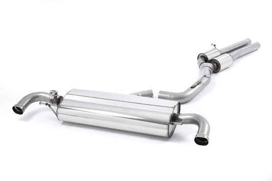 Audi TTRS MK2 2.5L - Resonated (Quieter) Cat Back Exhaust System - Uses OE Trims)