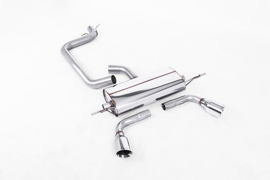 Audi TT MK2 2.0 2WD - Cat-Back Exhaust System with Dual GT100 Trims (For 3.2 V6 Valance)