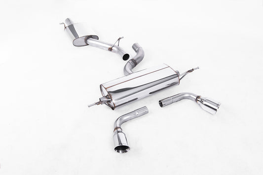 Audi TT MK2 3.2 Quattro - Resonated (Quieter) Cat-Back Exhaust System with Dual Polished GT100 Trims