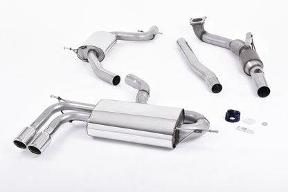 Milltek Exhaust  Audi A3 1.8 TSI 2WD Turbo-back Exhaust including Hi-Flow Sports Cat SSXAU260 - TMC Motorsport