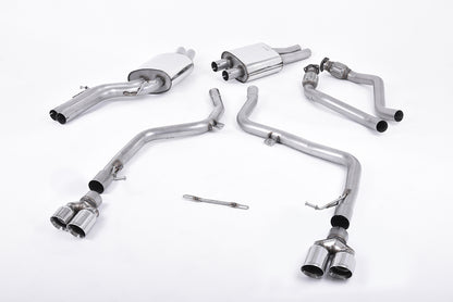 Milltek Exhaust  Audi S5 COUPE AND CABRIOLET 3.0TFSI QUATTRO S TRONIC B8 Cat-back Exhaust SSXAU265 - TMC Motorsport
