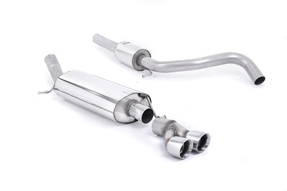 Milltek Exhaust Audi A1 S line 1.4 TFSI 122PS 2010 on Cat back Exhaust System Resonated SSXAU282 - TMC Motorsport