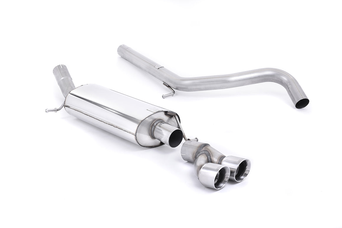 Milltek Exhaust Audi A1 1.4 TFSi 122PS 2010 on Cat Back Exhaust System Non-Resonated SSXAU283 - TMC Motorsport