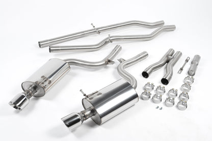 Milltek Exhaust  Audi S4 4.2 V8 QUATTRO B6 SALOON AVANT AND CABRIOLET Cat-back Exhaust SSXAU295 - TMC Motorsport
