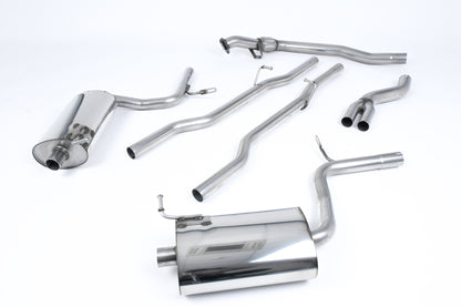 Milltek Exhaust  Audi A4 1.8T B6 QUATTRO SALOON  AVANT 163BHP (5 SPEED) Cat-back Exhaust SSXAU305 - TMC Motorsport