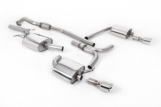 Audi A5 2.0 B8 (Multitronic) - Cat-Back Exhaust System with Duel Outlet Polished Trims