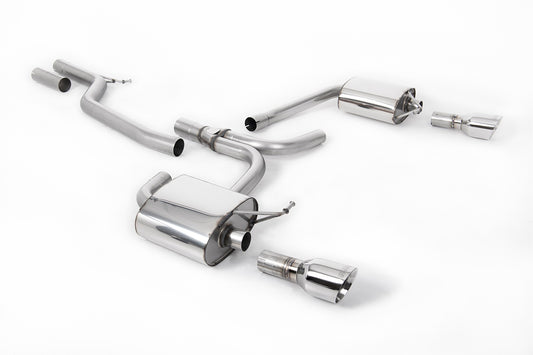 Audi A5 3.0 TDI - Cat-Back Exhaust System with Dual Outlet Polished Trims