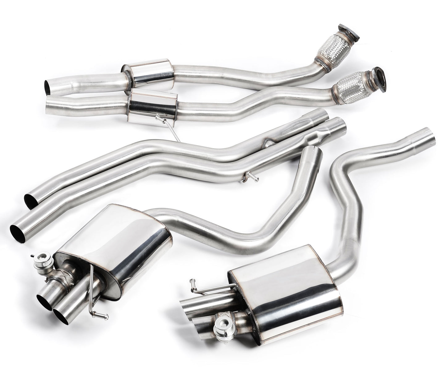Milltek Exhaust  Audi RS4 B8 4.2 FSI QUATTRO AVANT Cat-back Exhaust SSXAU337 - TMC Motorsport