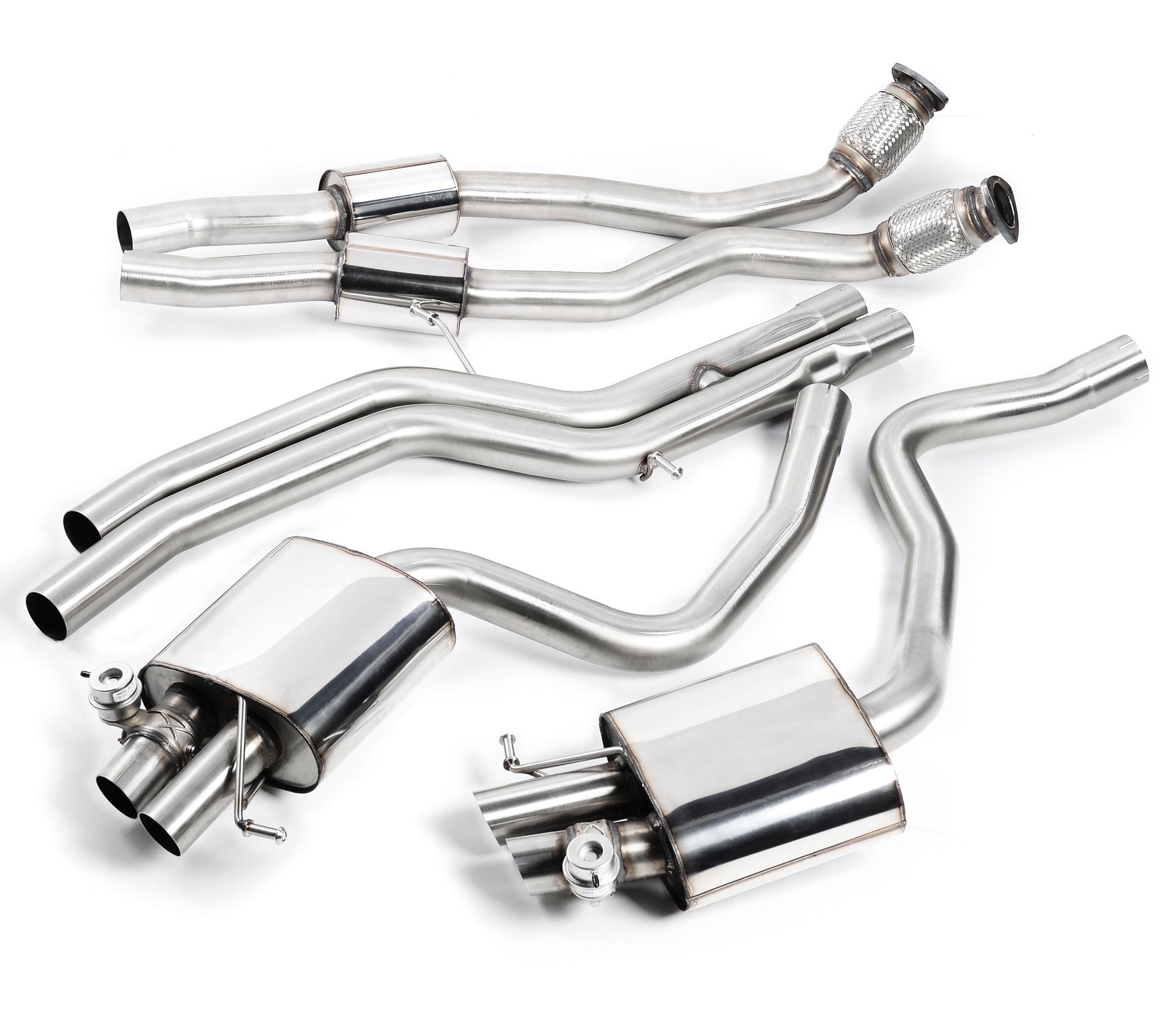 Milltek Exhaust  Audi RS4 B8 4.2 FSI QUATTRO AVANT Cat-back Exhaust SSXAU337 - TMC Motorsport