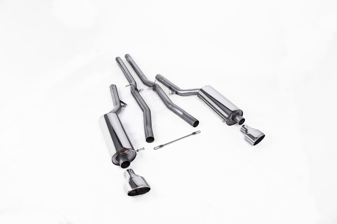 Audi RS6 C5 - Non-Resonated (Louder) Cat-Back Exhaust System with Polished Trims