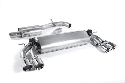 Milltek Exhaust  Audi S3 2.0 TFSI QUATTRO 3-DOOR 8V Cat-back Exhaust SSXAU398 - TMC Motorsport