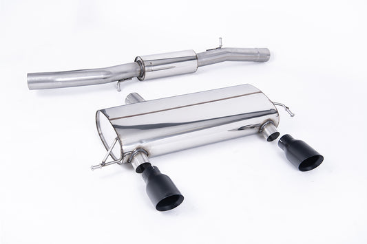 Audi TT MK1 225 Quattro - Resonated (Quieter) Cat-Back Race Exhaust System with Black Velvet Trims (For the 225 Model Only)