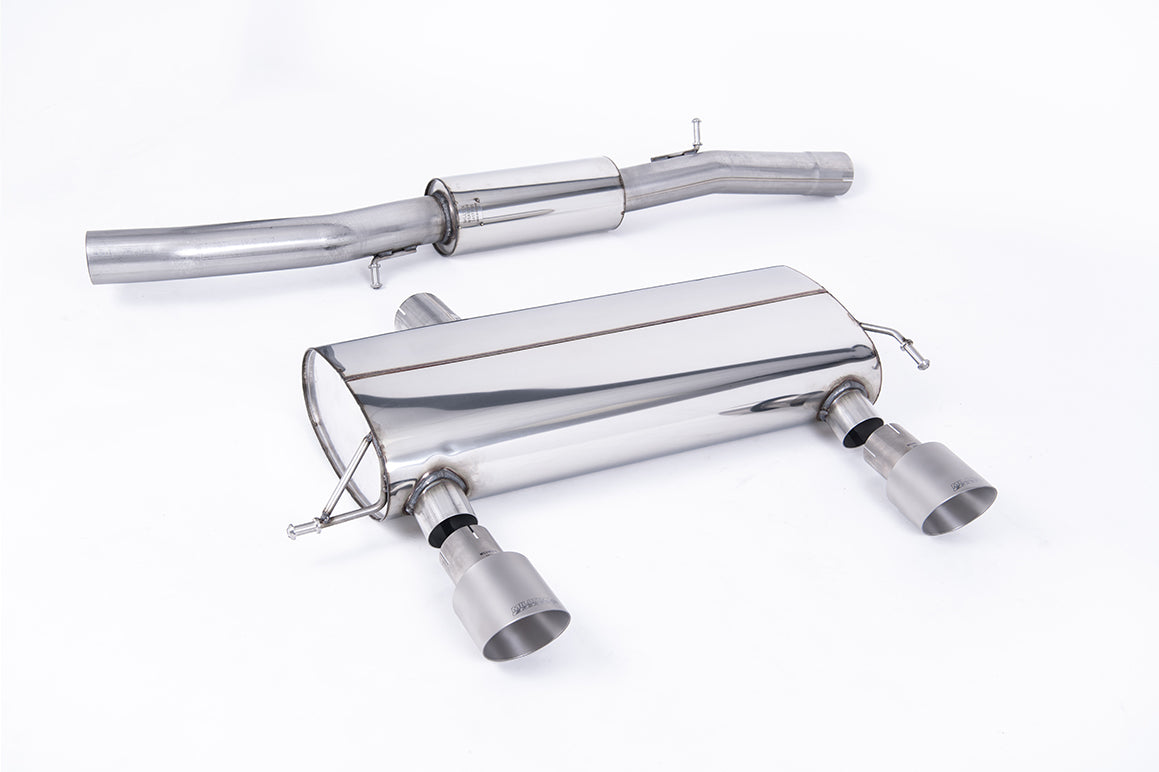 Audi TT MK1 225 Quattro - Resonated (Quieter) Cat-Back Race Exhaust System with Titanium GT100 Trims  (For the 225 Model Only)