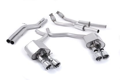 Milltek Exhaust  Audi S7 SPORTBACK 4.0 TFSI QUATTRO S TRONIC Cat-back Exhaust SSXAU443 - TMC Motorsport