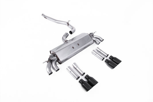 Milltek Exhaust  Audi S3 2.0 TFSI quattro Cabrio 8V Cat-back Exhaust (Non-GPF Equipped Models Only) SSXAU470 - TMC Motorsport