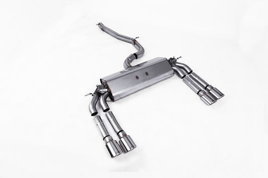 Milltek Exhaust  Audi S3 2.0 TFSI quattro Cabrio 8V Cat-back Exhaust (Non-GPF Equipped Models Only) SSXAU473 - TMC Motorsport