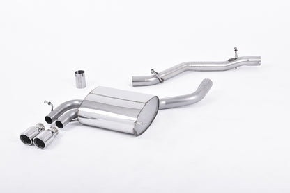 Milltek Exhaust  Audi A3 3.2 V6 QUATTRO 3 DOOR & 5 DOOR SPORTBACK Cat-back Exhaust SSXAU504 - TMC Motorsport