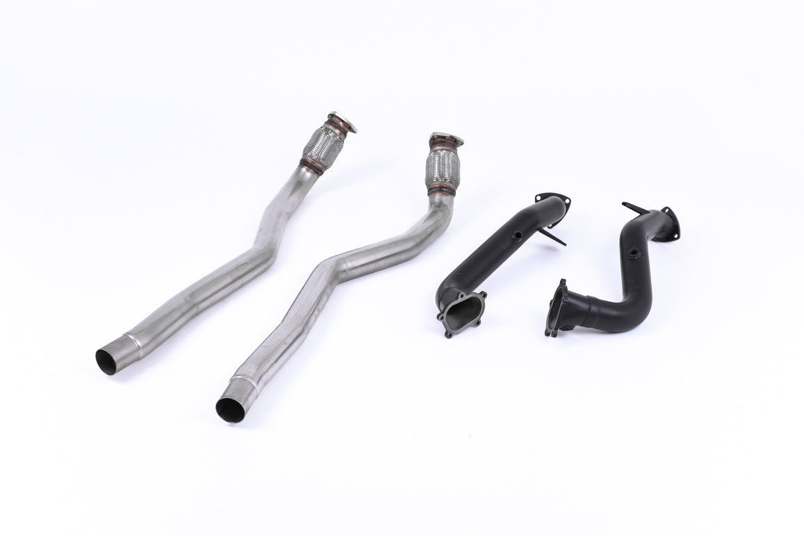 Milltek Exhaust  Audi RS7 C7 SPORTBACK 4.0 V8 TFSI BITURBO Large-bore Downpipes and Cat Bypass Pipes SSXAU555 - TMC Motorsport
