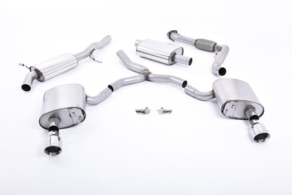 Milltek Exhaust  Audi A4 2.0 TFSI B9 Quattro Saloon & Avant Cat-back Exhaust (Non GPF Equipped Models Only) SSXAU608 - TMC Motorsport