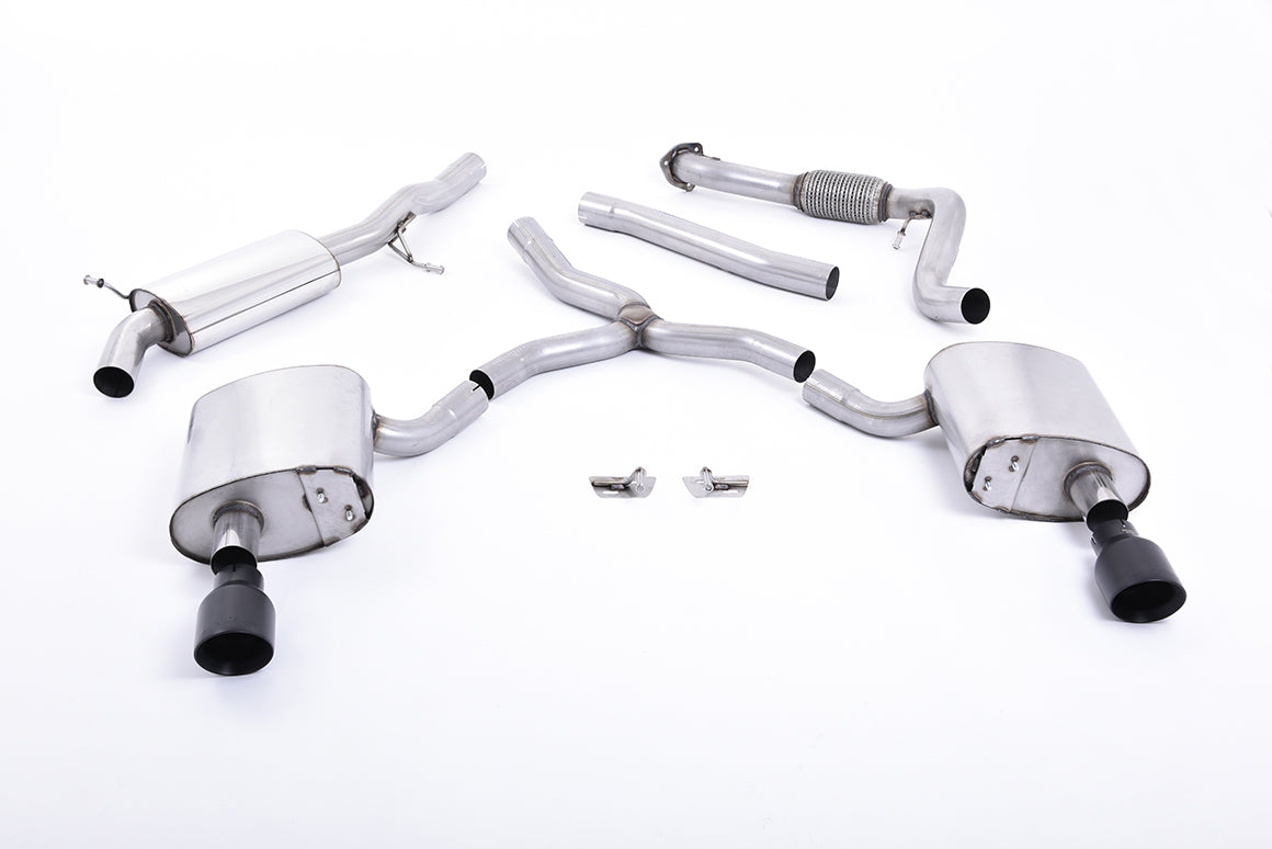 Milltek Exhaust  Audi A4 2.0 TFSI B9 Quattro Saloon & Avant Cat-back Exhaust (Non GPF Equipped Models Only) SSXAU611 - TMC Motorsport