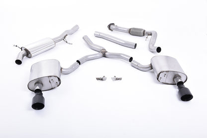 Milltek Exhaust  Audi A4 2.0 TFSI B9 Quattro Saloon & Avant Cat-back Exhaust (Non GPF Equipped Models Only) SSXAU611 - TMC Motorsport