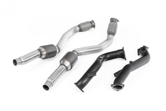 Large Bore Downpipes with Hi-Flow Sports Catalysts For OE Cat-Back (Audi C7 RS6/RS7/S6/S7)