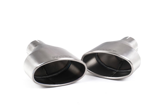 Audi TTRS MK3 Quattro - Resonated (Quieter) Cat-Back Exhaust System with Titanium Oval Trims