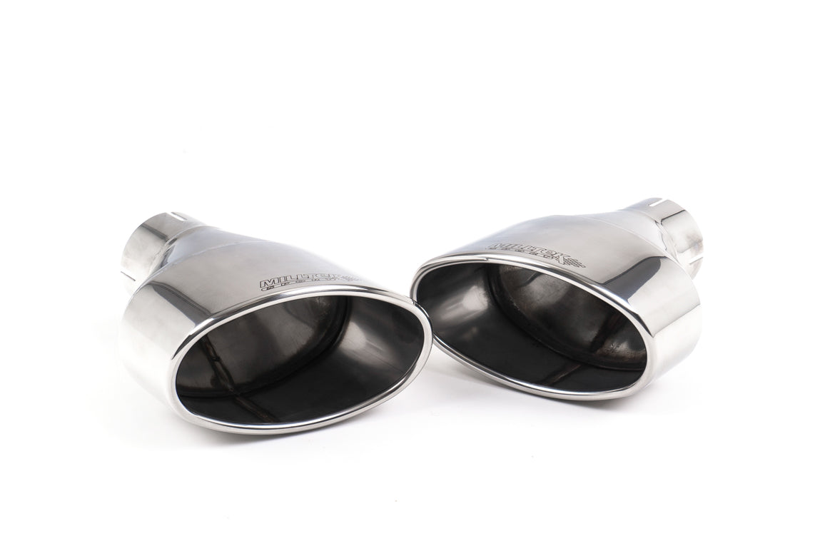 Audi TTRS MK3 Quattro - Non-Resonated (Louder) Cat-Back Exhaust System with Titanium Oval Trims