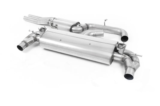 Audi RS3 8V Facelift - Resonated (Quieter) Cat-Back Exhaust System with Burnt Titanium Trims