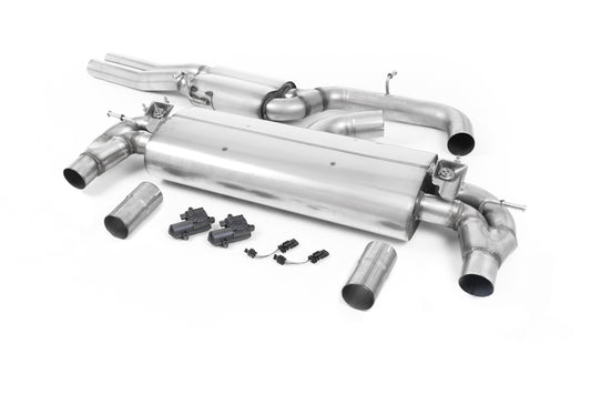 Audi RS3 8V - Resonated (Quieter) Cat-Back Exhaust System with Titanium Oval Trims