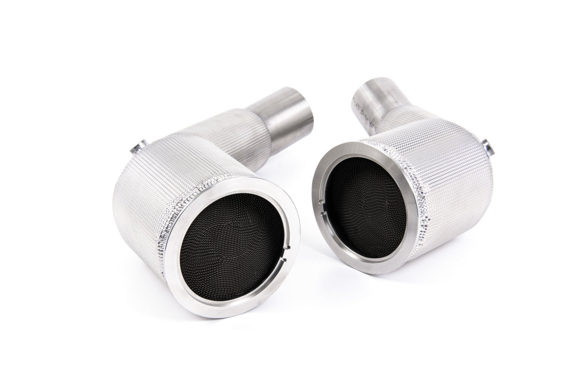 Audi RS6/RS7 C8 &amp; S8 - Large Bore Downpipe &amp; Hi-Flow Sports Cat inc GPF Bypass - For Milltek