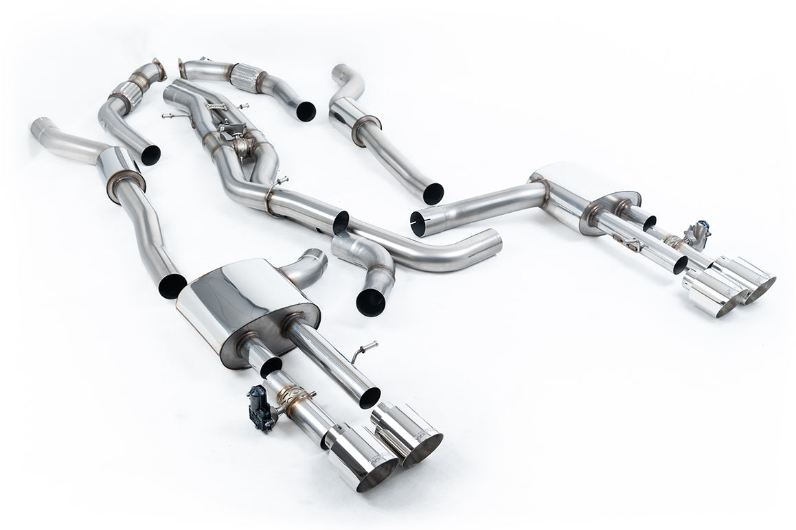 Milltek Exhaust  Audi S8 D5 4.0 TFSI V8 Saloon / Sedan (OPF/GPF UK/Euro Models) Particulate Filter-back Exhaust SSXAU943 - TMC Motorsport