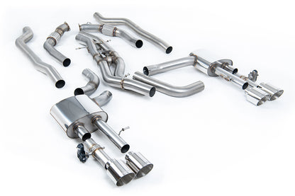 Milltek Exhaust  Audi S8 D5 4.0 TFSI V8 Saloon / Sedan (OPF/GPF UK/Euro Models) Particulate Filter-back Exhaust SSXAU948 - TMC Motorsport