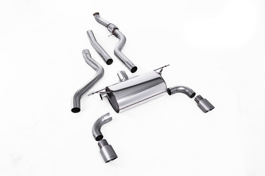 Cat-Back Exhaust System with Road Rear Silencer &amp; Titanium Tips