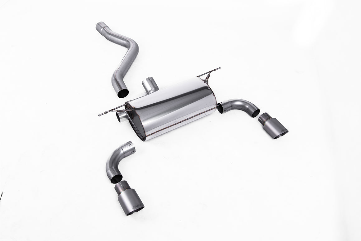 Road Rear Silencer with Titanium Tips