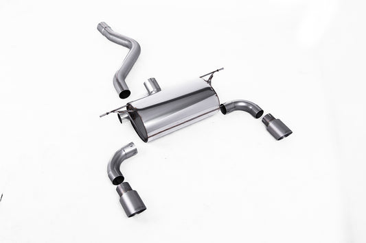 Road Rear Silencer with Titanium Tips