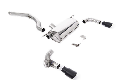 Non-Resonated (Louder) GPF/OPF-Back Exhaust System with Cerakote Black GT-90 Trims