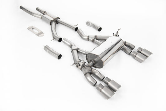 BMW F80 M3/F82 M4 - GPF / OPF Back Road Exhaust System with Titanium GT-90 Trims