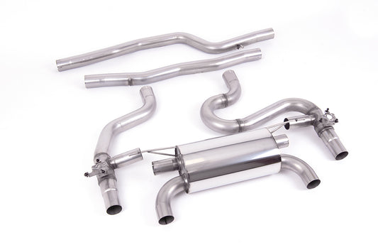 BMW F87 M2 Comp - Equal Length GPF/OPF Back Exhaust System with Quad GT-90 Burnt Titanium Trims - Loudest
