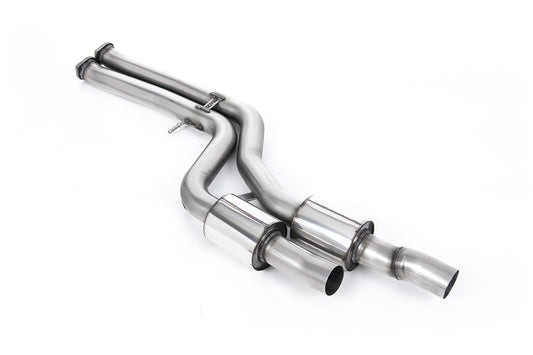 BMW F80 M3/F82 M4 - Resonated (Quieter) Secondary Catalyst Delete - For Fitment to Milltek