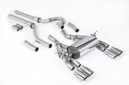 Milltek Exhaust  BMW M4 F82 Coupe & Competition Cat back Exhaust System Equal Length LOUDEST SSXBM1146 - TMC Motorsport