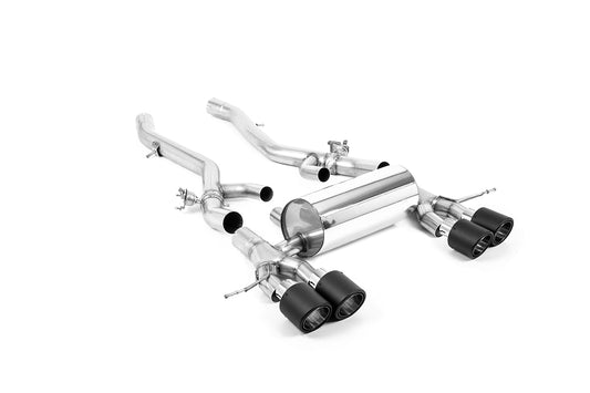BMW G8X M3/M4 - Axle Back System with JET-115 Carbon Trims