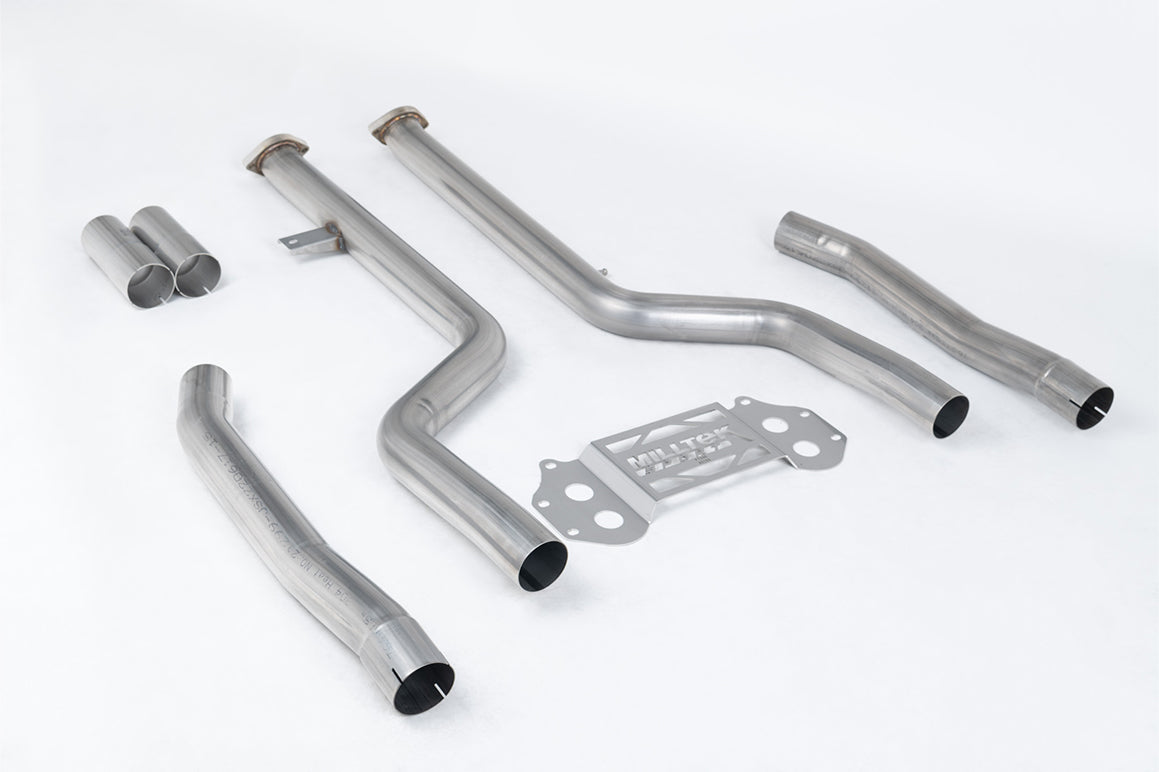 BMW G8X M3/M4 - Non Resonated Secondary Catalyst Bypass - Fits to OE Downpipes &amp; Milltek Sport Axle Back Only