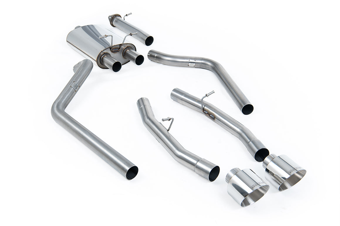 Dodge Ram 1500 5th Gen (Hemi V8) - Standard version (No Cut Out) Cat-Back with 5.5' Polished Tips
