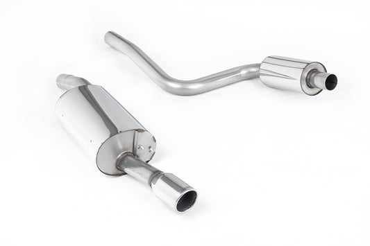 Ford Fiesta MK6 ST 150 - Resonated (Quieter) Cat-Back Exhaust System with Single Polished 90mm Jet Trim