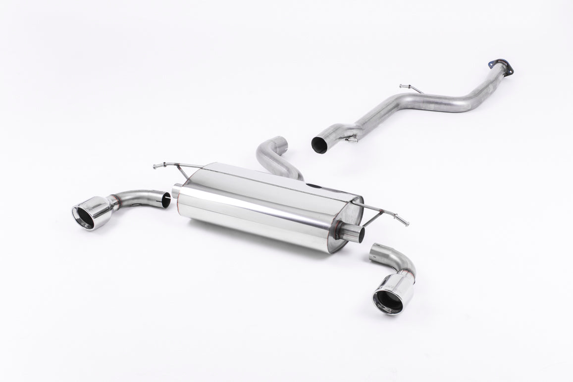 Milltek Exhaust  Ford Focus MK2 ST 225 Cat back Exhaust System Non Resonated Polished JET 100mm Tips SSXFD042 - TMC Motorsport