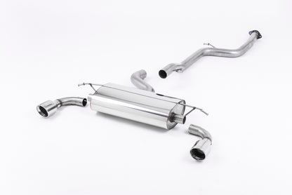 Milltek Exhaust  Ford Focus MK2 ST 225 Cat back Exhaust System Non Resonated Polished JET 100mm Tips SSXFD042 - TMC Motorsport