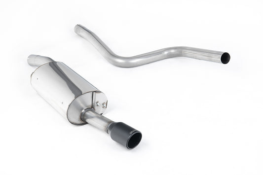 Ford Fiesta MK6 ST 150 - Non-Resonated (Louder) Cat-Back Exhaust System with Ceramic Coated Satin Black Trim